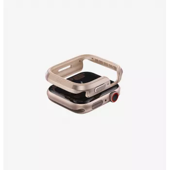 Husă UNIQ Valencia pentru Apple Watch 46 mm, Midnight Black Uni001443