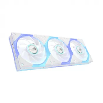 Set de ventilatoare ASUS ROG Eurux GR120 ARGB alb 3 în 1