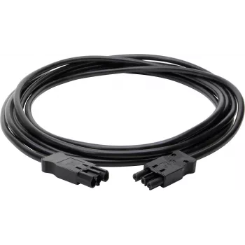 Cablu de conectare Kopp GST18i3 tată la tată 1,5 mm² 5 m, negru