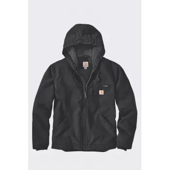 Geacă Carhartt Washed Duck bărbați cu căptușeală Sherpa