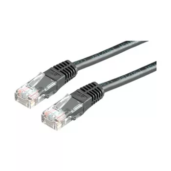 VALUE Cablu patch Cat.6 Class E UTP RJ45 tată la RJ45 tată, negru, 2 m