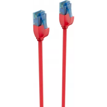 shiverpeaks BS08-22034 Cablu patch slim Cat.6 U/UTP, 2 m, roșu