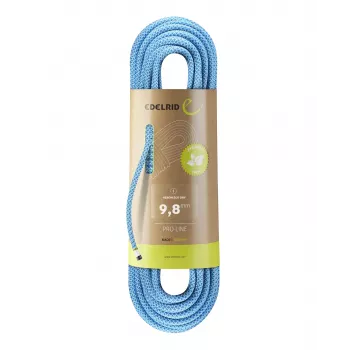 Edelrid Heron Eco Dry 9.8 mm x 60 m Dynamic Climbing Rope - Icemint