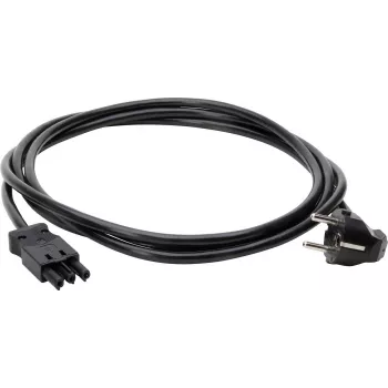 Cablu de alimentare unghiular Kopp GST18i3 Schuko 3m 3G1,5mm² H05VV-F negru