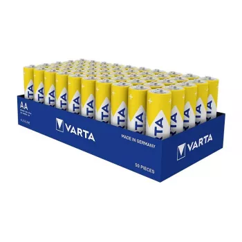 VARTA Energy AA Mignon Baterii alcaline LR6 1,5 V, tavă cu 50 bucăți