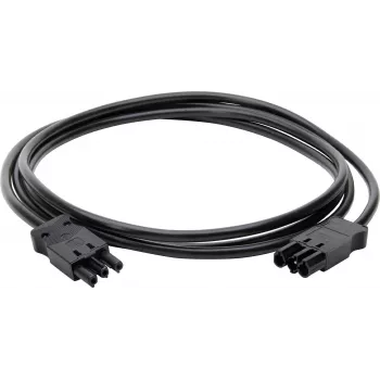 Kopp Cablu de conectare compatibil cu sistemul de conectori GST, M/M, 1,5 mm², 3 m, negru