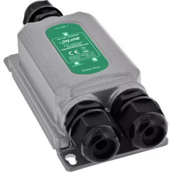 Convertor media PoE+ InLine®, exterior IP67 IK10, 1 Gb/s, RJ45, SFP