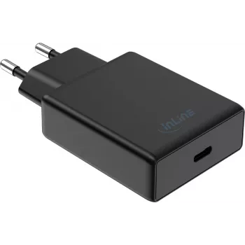 Încărcător de perete InLine® USB-C 65W PD PPS AVS, negru