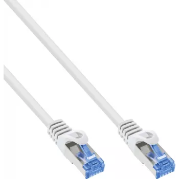 INLINE B-72614W Cablu patch Cat.6A S/FTP LSZH, CCA, alb, 1,5 m, pachet de 70 buc