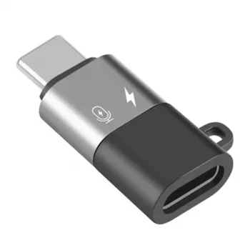 Puluz Adaptor OTG 8-Pin la USB-C (negru)