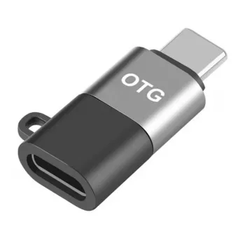 Puluz Adaptor OTG 8-Pin la USB-C (negru)