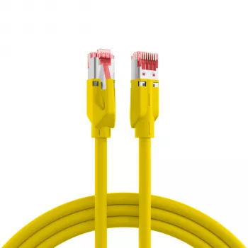 EFB Elektronik Cablu patch RJ45 Cat.6A S/FTP LSZH, 50 m, galben