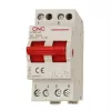 CNC EL240364 Comutator modular YCBZ-40, 2 poli, 40 A, 1-0-2, montaj pe șină DIN