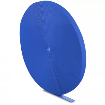 Bandă cu velcro LABEL THE CABLE LTC PRO Roll Strap, rolă cu velcro cu două fețe, 25 m albastru