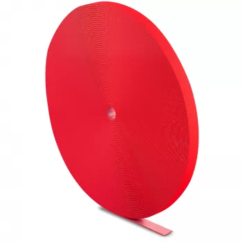 Bandă cu velcro LABEL THE CABLE LTC PRO Roll Strap, rolă cu velcro cu două fețe, 25 m roșu