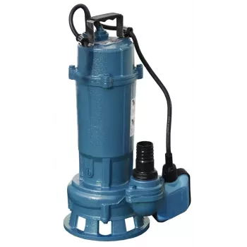 Pompă submersibilă pentru ape uzate Fury 1500W, cu rotor vortex, 25000 L/h, înălțime de pompare 12 m, întrerupător automat cu flotor