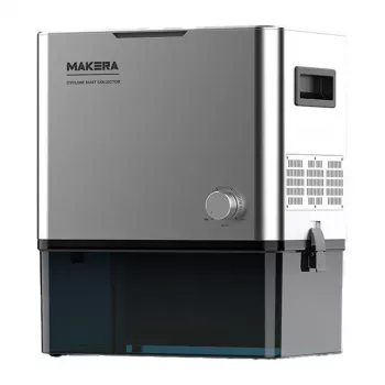 Colector de praf ciclon MAKERA – separator de praf de înaltă eficiență pentru aspiratoare de atelier, racorduri 50mm, alb