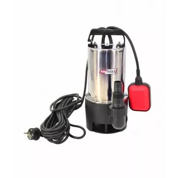 Pompă submersibilă pentru apă murdară AWTOOLS AW 1100W INOX din oțel inoxidabil, 15000 L/h