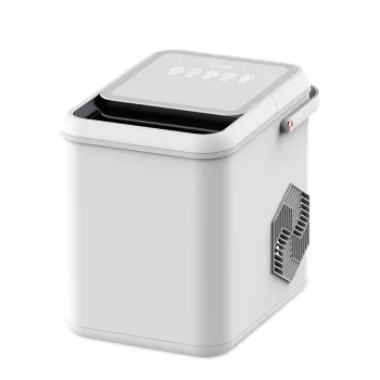 Mașină de gheață Maestro MR-821 10-12 kg/24h, rezervor 2,2L, gheață bullet, comandă electronică, capac transparent