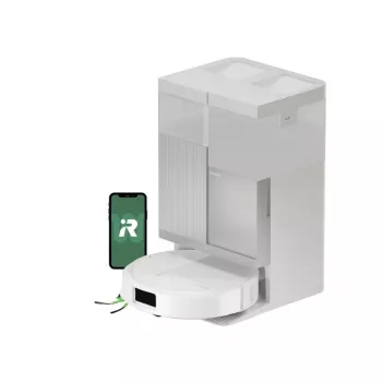 Robot aspirator iRobot Roomba Plus 415 Combo alb + AutoWash Dock