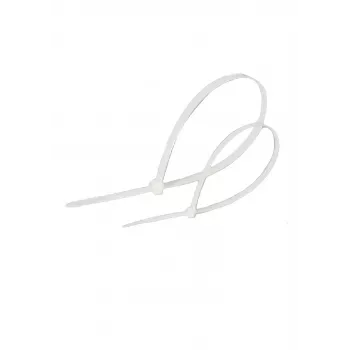 Colier de cablu din nailon alb LANVIEW LVT551025-2.5MM-200MM 2,5 x 200 mm, pachet de 100