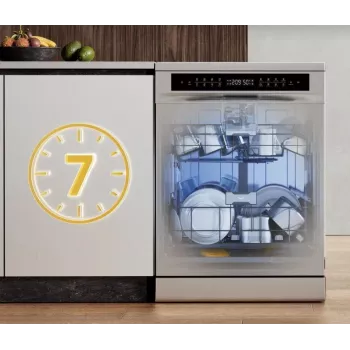 Mașină de spălat vase încorporabilă Dreame DZ401 Pro 15 seturi de vase, clasa energetică C, oțel inoxidabil, Wi-Fi