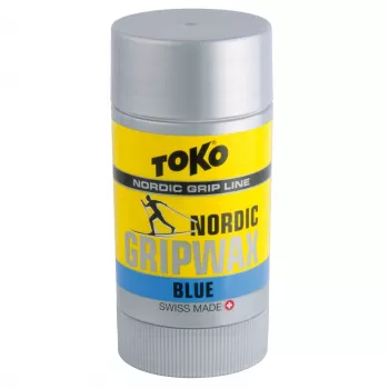 Toko Carbon GripWax albastru 25g - ceară de priză fără PFC pentru zăpadă rece (-7°C până la -2°C)