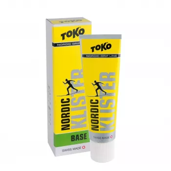 Toko Nordic Base Klister verde - ceară de priză pentru schi fond pentru zăpadă înghețată și transformată, -10°C până la -2°C, tub 60g