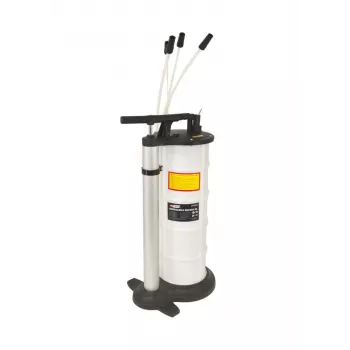 Extractor manual de lichide AWTOOLS AW15965 9L - 3 sonde, vid -0,8 bar, pentru ulei, transmisie, lichid de frână