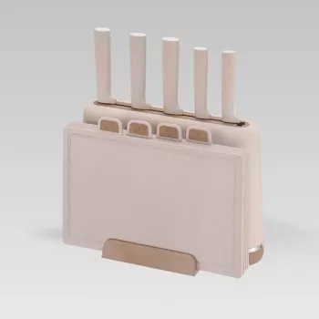Set cuțit și tocător MEO MR-1412-BEIGE MAESTRO
