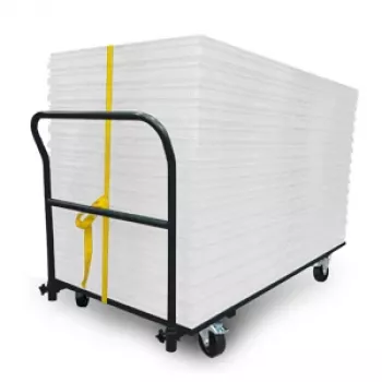 Guil CRO-10 - cărucior de transport cu mână curentă pentru transportul și depozitarea TM440| TM440XL|