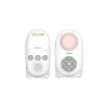 Baby monitor audio digital DECT Chillax CB210 cu funcție de conversație bidirecțională, senzor de temperatură și lumină de noapte, alb