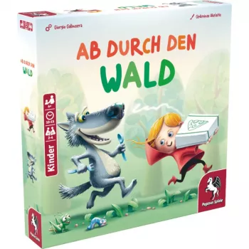 PEGASUS Ab durch den Wald - Joc de cărți Aventură în pădure pentru 2-4 jucători, de la 8 ani