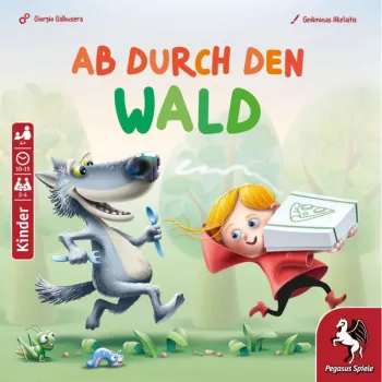 PEGASUS Ab durch den Wald - Joc de cărți Aventură în pădure pentru 2-4 jucători, de la 8 ani