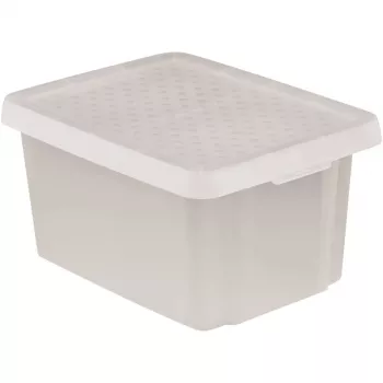CURVER Essentials Cutie de depozitare transparentă 16L cu capac, 30x39x21 cm