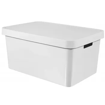 CURVER Infinity Recycled Cutie de depozitare 45L 56x39x27cm Alb