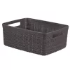 Coș CURVER Jute S 5 L 27x20x11 cm gri închis