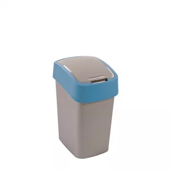 CURVER Deco Flip Bin Coș de gunoi 25L argintiu/albastru