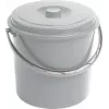 Găleată cu capac CURVER 16 L gri