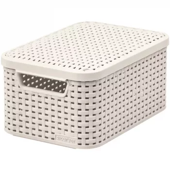 CURVER Style S Storage Box with Lid 29.1x19.8x14.2 cm Cream