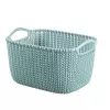 Coș CURVER Knit S dreptunghiular 8 L 30x22x17 cm albastru