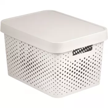 CURVER Recycled Infinity Cutie de depozitare 17L alb 36x27x22cm
