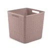 Coș CURVER Jute pătrat 17 L 28x28x27 cm roz