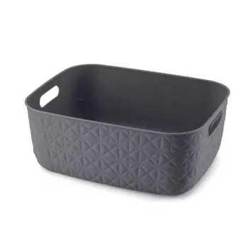 Coș CURVER Softex M 12,5 L gri închis 37,9x29,2x14,3 cm