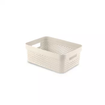 Cutie de depozitare CURVER Infinity Recycled 11L 36x27x14 cm Oasis White