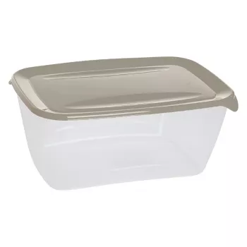 Recipient dreptunghiular pentru alimente CURVER Fresh&Go 5L bej