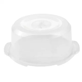 Cutie transport tort KEEEPER Fabrizio Ø37x15cm 7,5L albă