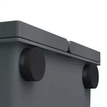 HAILO FlexBox S coș de deșeuri montat pe perete 7L gri închis
