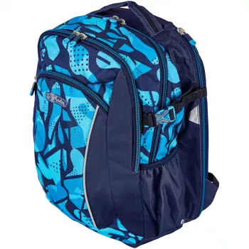 Herlitz Ultimate rucsac școlar 24L 50043057, Camo Blue