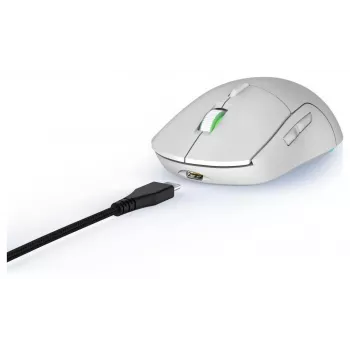 Hama uRage Reaper 250 mouse gaming, cu fir, optic, 6200 DPI, 6 butoane, RGB, alb